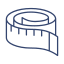 Size chart icon